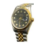 Rolex Datejust Steel and Gold Jubilee Bracelet Fluted Bezel Champagne 2